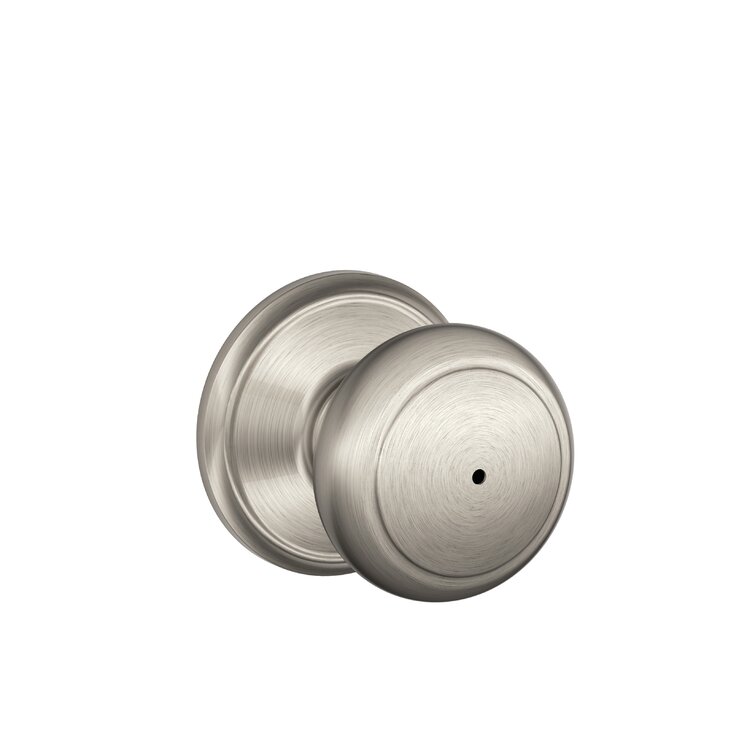 F40AND619,716,613 Schlage Andover Knob Bed and Bath Lock & Reviews